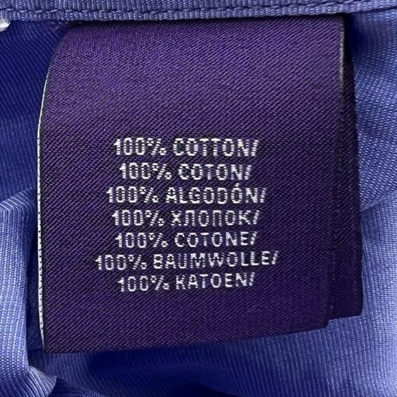 Ralph Lauren Purple Label Blue Button Down Shirt - Picture 5 of 5